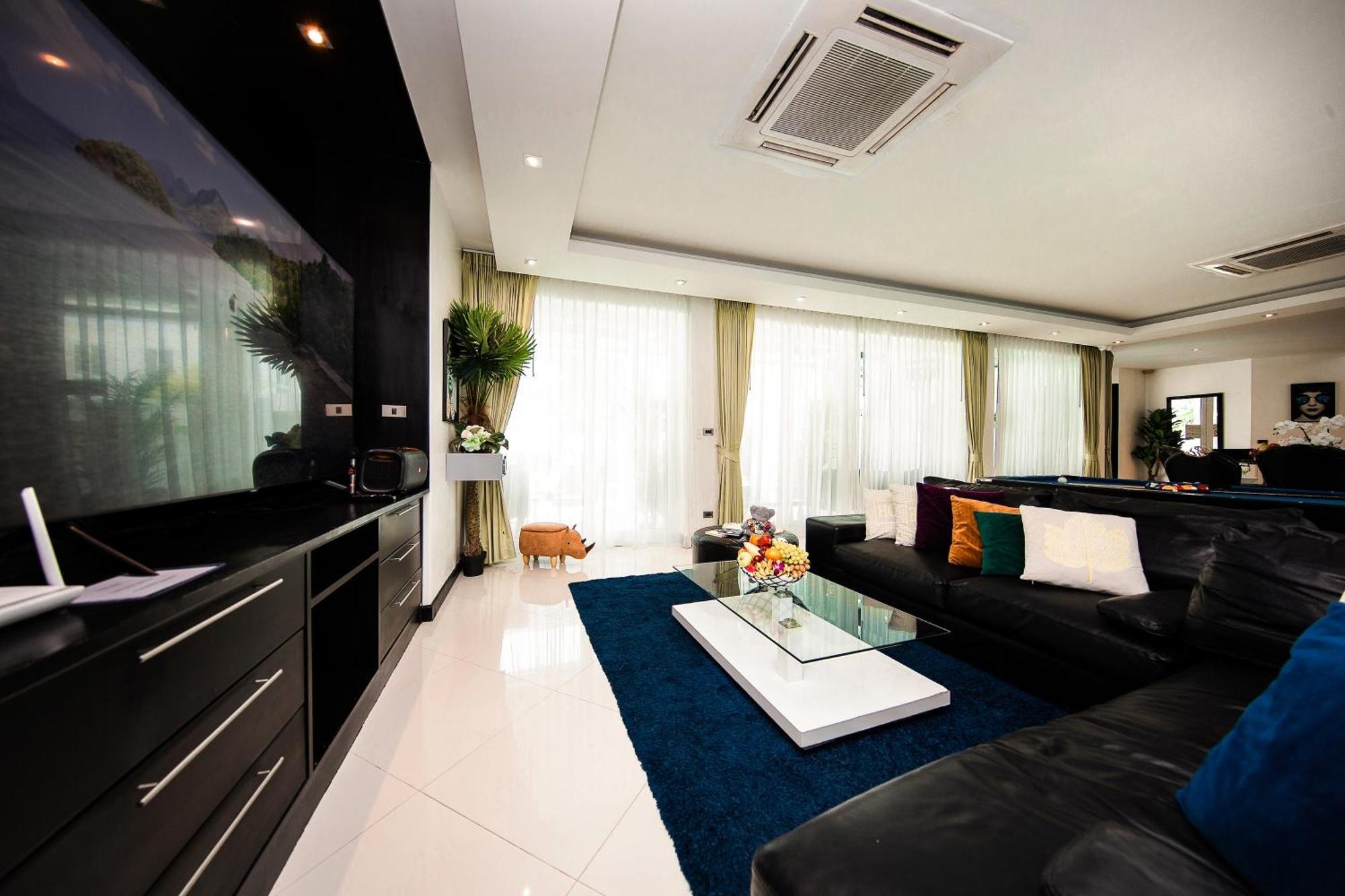 Premium Pool Villa Pattaya Pantai Jomtien Ruang foto