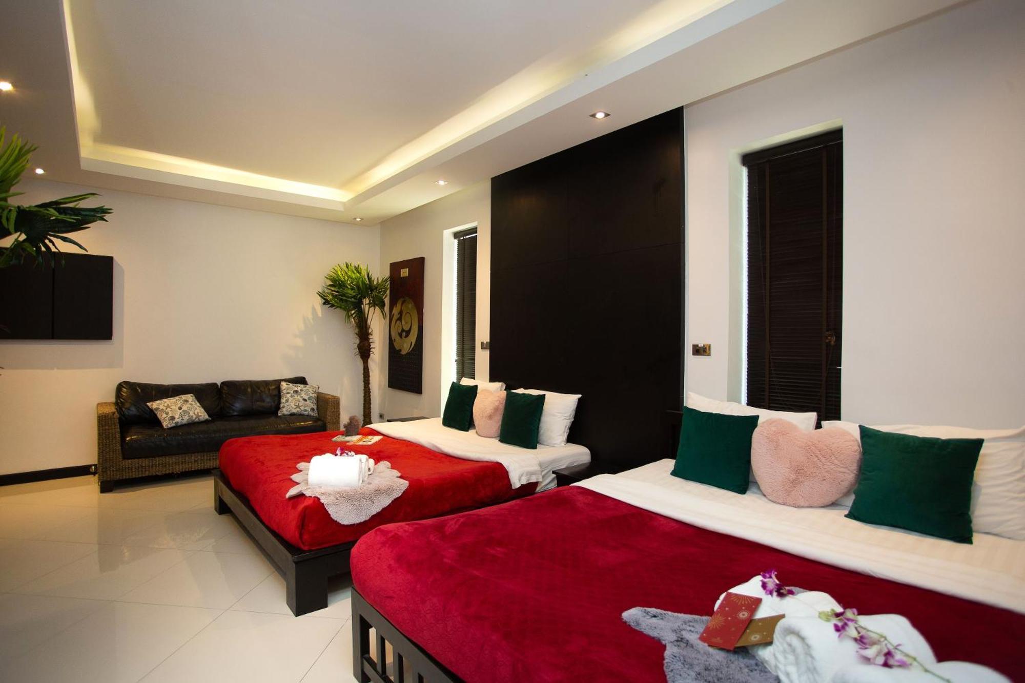 Premium Pool Villa Pattaya Pantai Jomtien Ruang foto